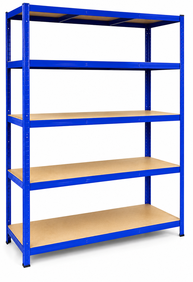 180 x 120 x 60cm - Garage Shelving Unit 200kg UDL Per Shelf 1000kg Per Bay-Shelving Units-Racking Depot-Nomad Fitness