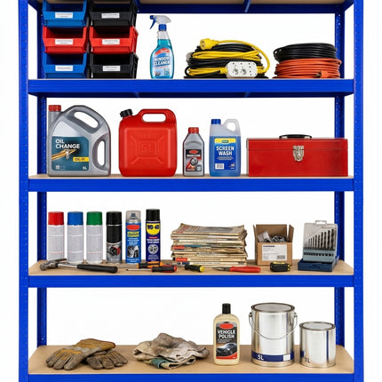 180 x 120 x 60cm - Garage Shelving Unit 200kg UDL Per Shelf 1000kg Per Bay-Shelving Units-Racking Depot-Nomad Fitness