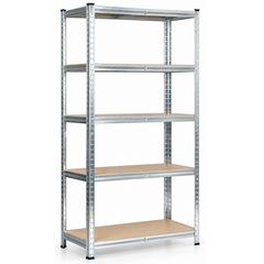 180 x 90 x 40cm - Garage Shelving Unit Galvanised 175kg UDL Per Shelf 875kg Per Bay-Shelving Units-Racking Depot-Nomad Fitness