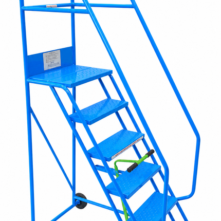 Klime-Ezee Industrial Mobile Safety Steps (3-15 Tread Options)-Mobile Steps-Klime-Ezee-6 Treads - 1500mm Height-Anti-Slip-Nomad Fitness