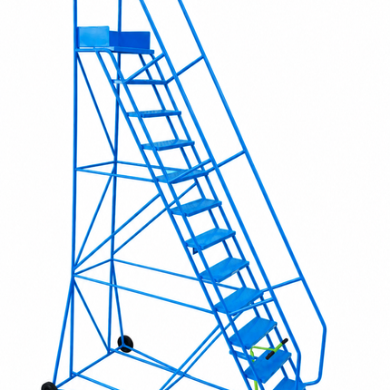 Klime-Ezee Industrial Mobile Safety Steps (3-15 Tread Options)-Mobile Steps-Klime-Ezee-13 Treads - 3250mm Height-Anti-Slip-Nomad Fitness