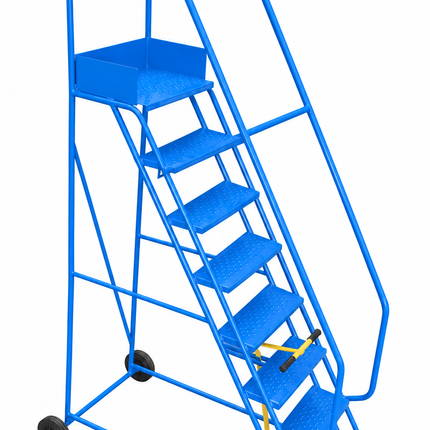 Klime-Ezee Industrial Mobile Safety Steps (3-15 Tread Options)-Mobile Steps-Klime-Ezee-8 Treads - 2000mm Height-Anti-Slip-Nomad Fitness