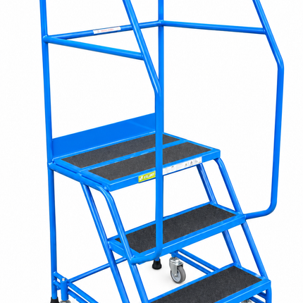 Klime-Ezee Light Weight Mobile Safety Steps (2-6 Tread Options)-Mobile Steps-Klime-Ezee-3 Treads - 750mm Height-Anti-Slip-Nomad Fitness