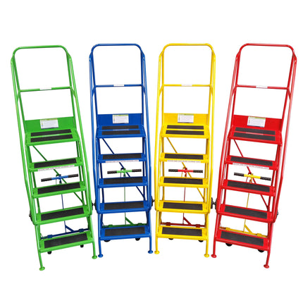 Klime-Ezee Light Weight Mobile Safety Steps (2-6 Tread Options)-Mobile Steps-Klime-Ezee-Nomad Fitness