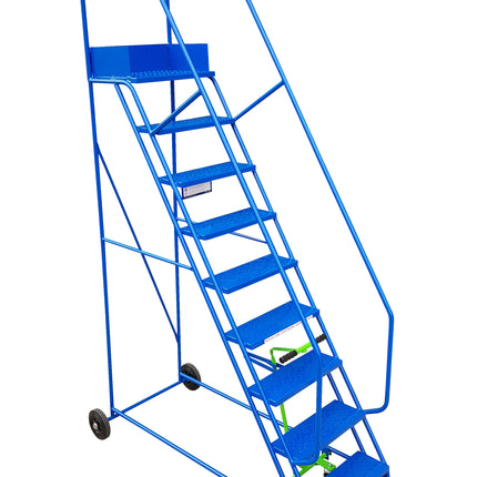 Klime-Ezee Industrial Mobile Safety Steps (3-15 Tread Options)-Mobile Steps-Klime-Ezee-9 Treads - 2250mm Height-Anti-Slip-Nomad Fitness