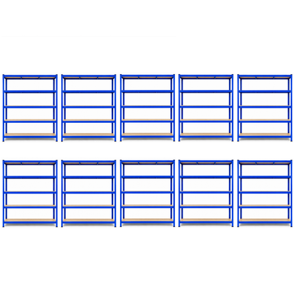 180 x 120 x 45cm - Garage Shelving Unit 200kg UDL Per Shelf 1000kg Per Bay-Shelving Units-Racking Depot-10 Units-Nomad Fitness