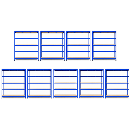 180 x 120 x 45cm - Garage Shelving Unit 200kg UDL Per Shelf 1000kg Per Bay-Shelving Units-Racking Depot-9 Units-Nomad Fitness
