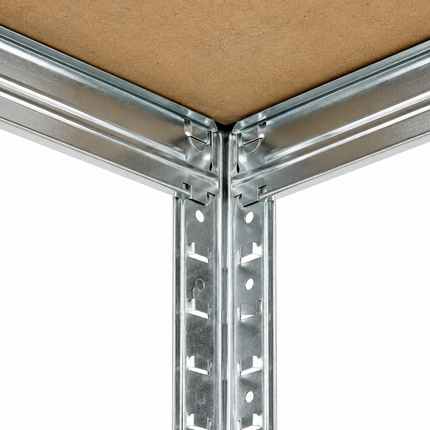 150 x 70 x 30cm - Garage Shelving Unit Galvanised 175kg UDL Per Shelf 875kg Per Bay-Shelving Units-Racking Depot-Nomad Fitness