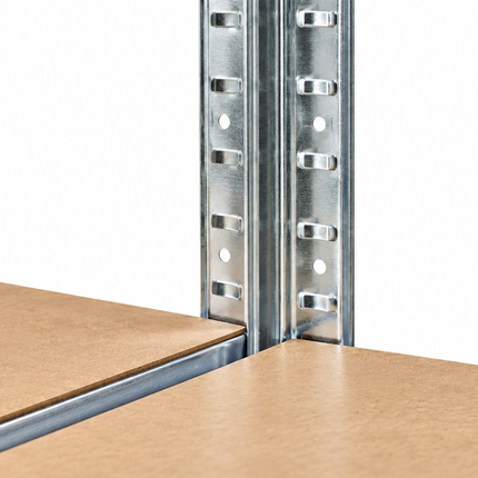 150 x 70 x 30cm - Garage Shelving Unit Galvanised 175kg UDL Per Shelf 875kg Per Bay-Shelving Units-Racking Depot-Nomad Fitness