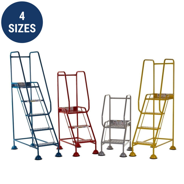 Climb-It Domed Feet Mobile Steps 2-5 Treads-Mobile Steps-Climb-It-Nomad Fitness