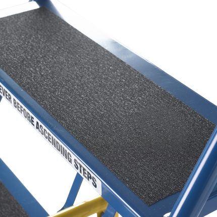 Climb-It Mobile Essentials Safety Steps Blue 3-12 Treads-Mobile Steps-Climb-It-Nomad Fitness
